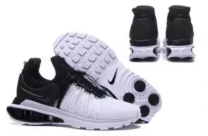 nike shox gravity x15 france white black